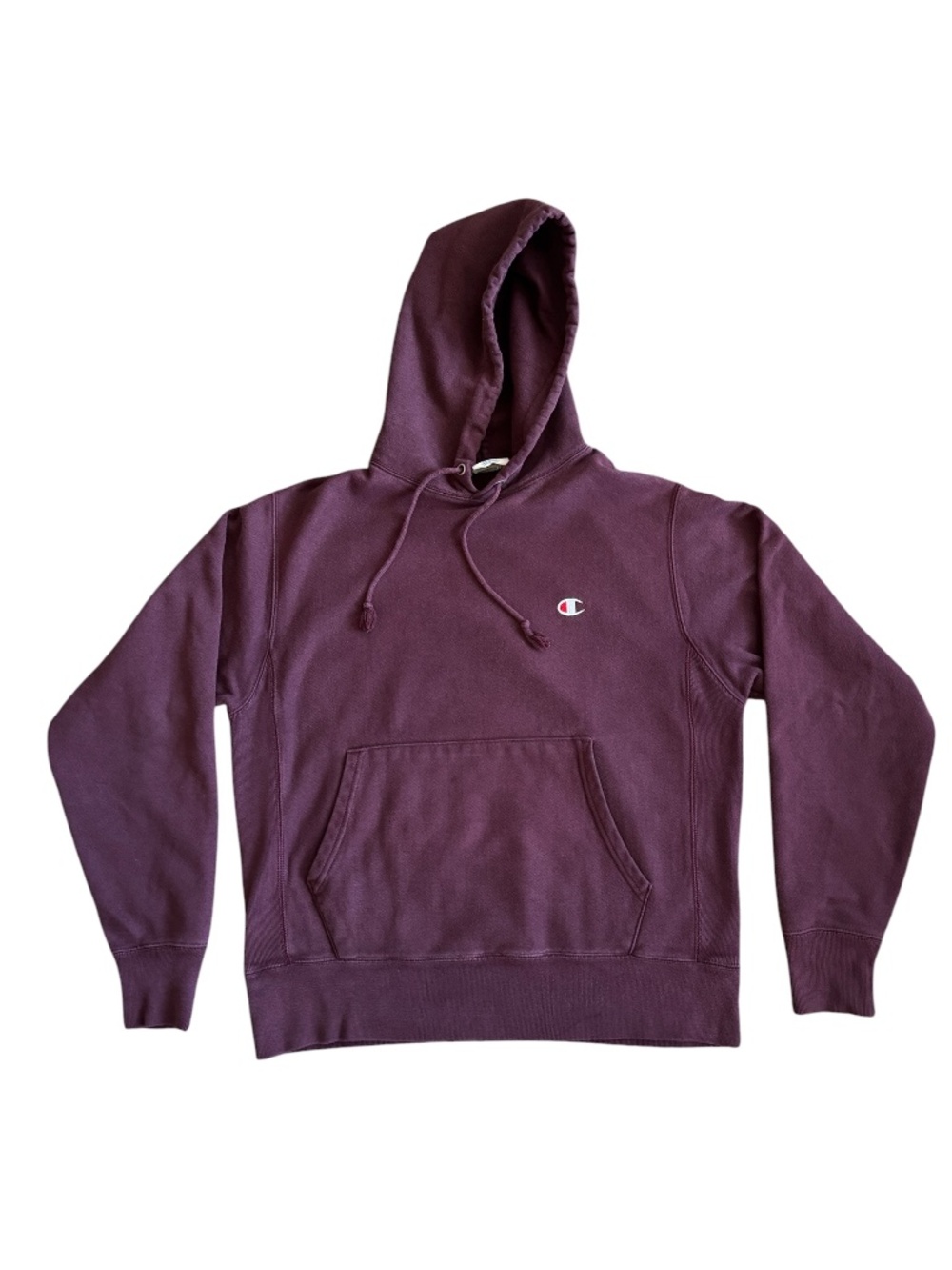 Vintage 90s / Y2K Champion Reverse Weave Plum Hoodie